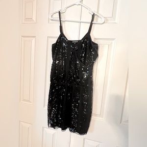 Black Sequins LBD (mini) - Express